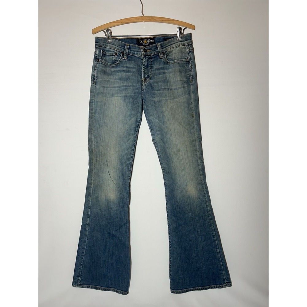 Lucky Brand Sweet Flare Jeans Womens 6 28 Blue Denim Retro‎ Flared Fit Casual